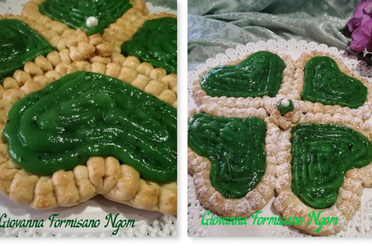 crostata quadrifoglio con fantastica crema 4