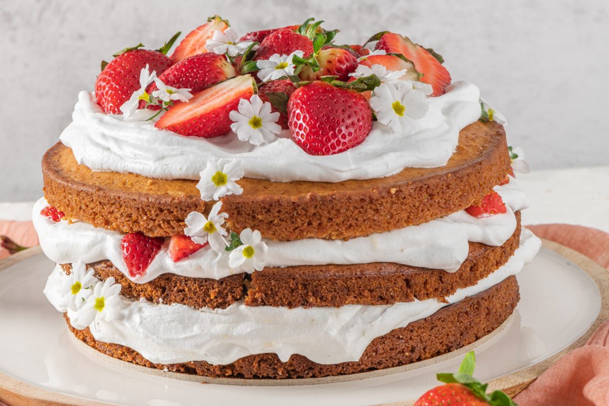 torta di fragole e latte 10