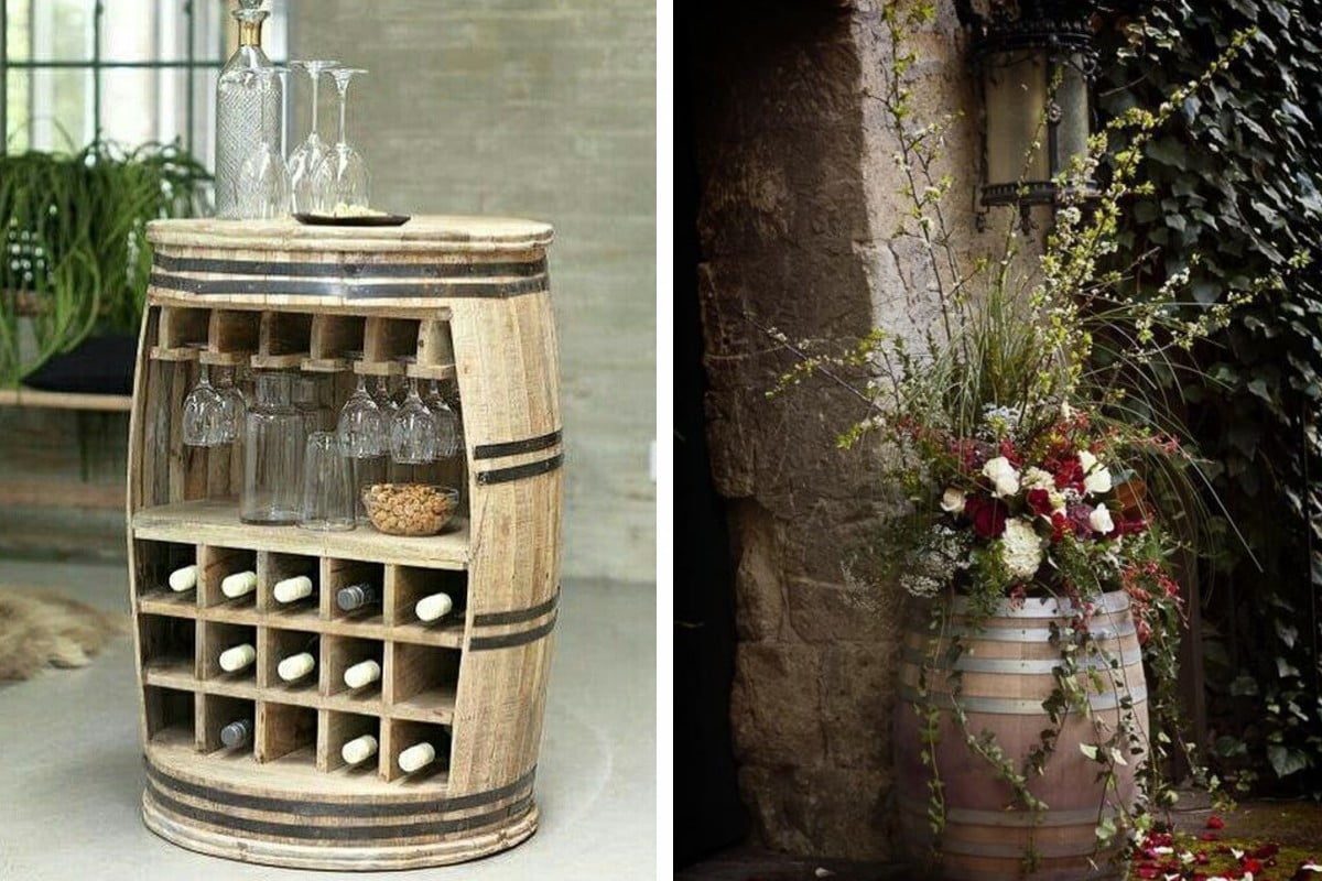 vecchie botti di vino ecco riciclo vecchie botti