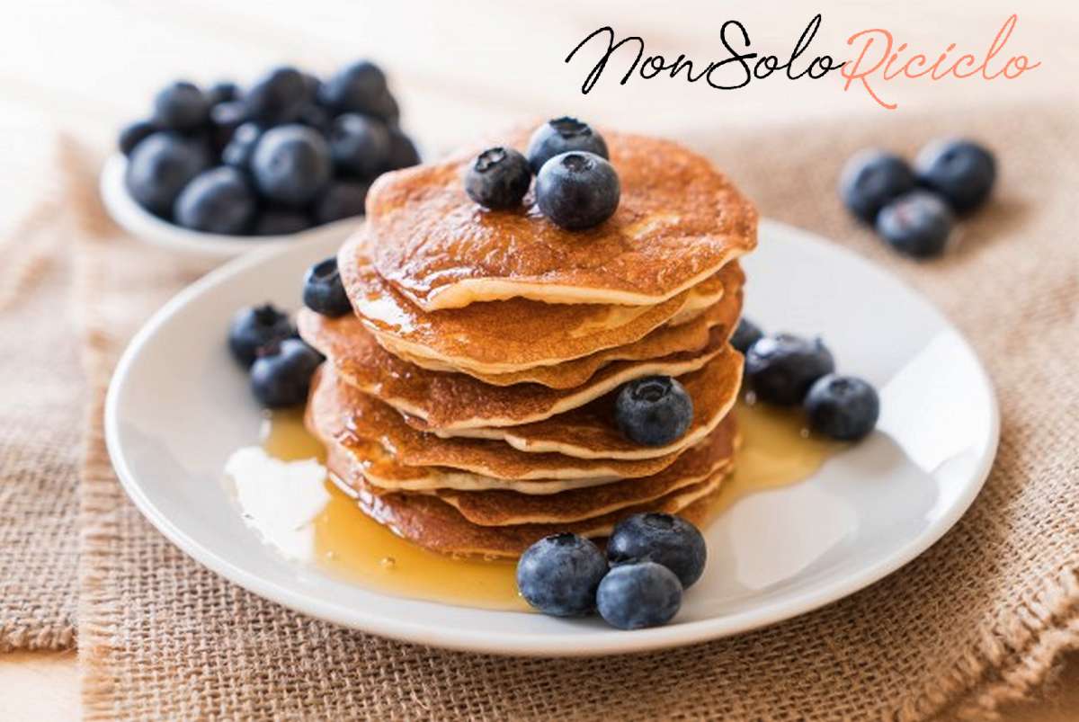 pancake senza latte, zucchero e farina