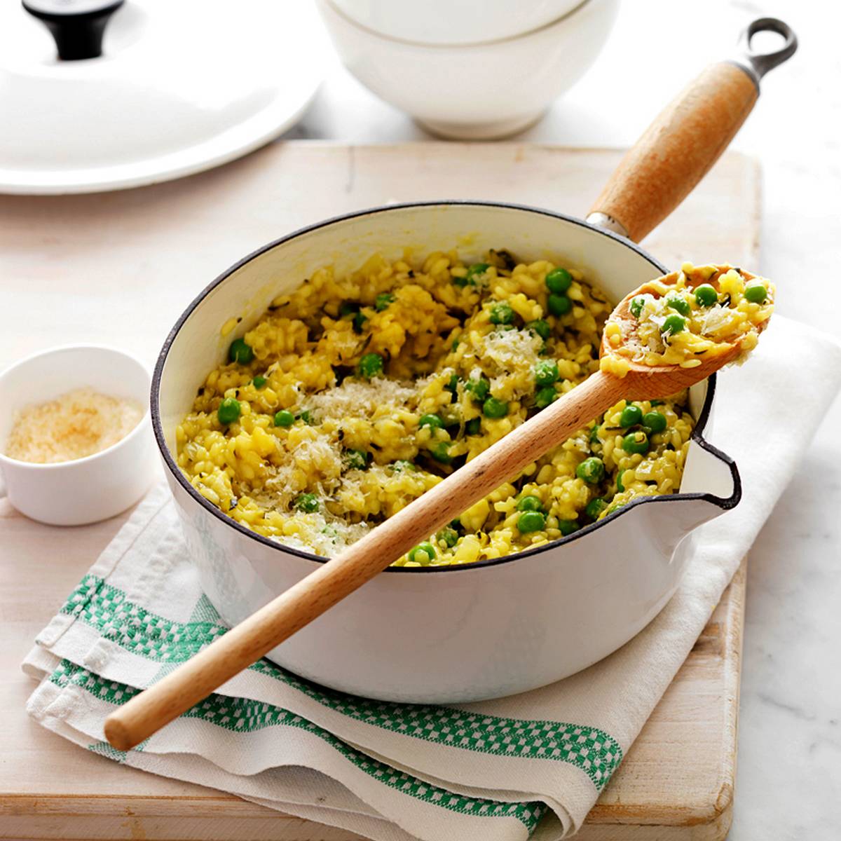 risotto zucchine e zafferano