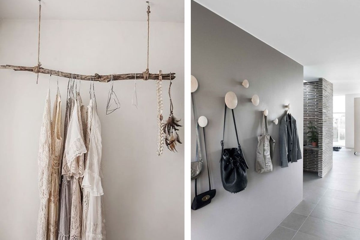 attaccapanni riciclo 20 idee per attaccapanni fai da te