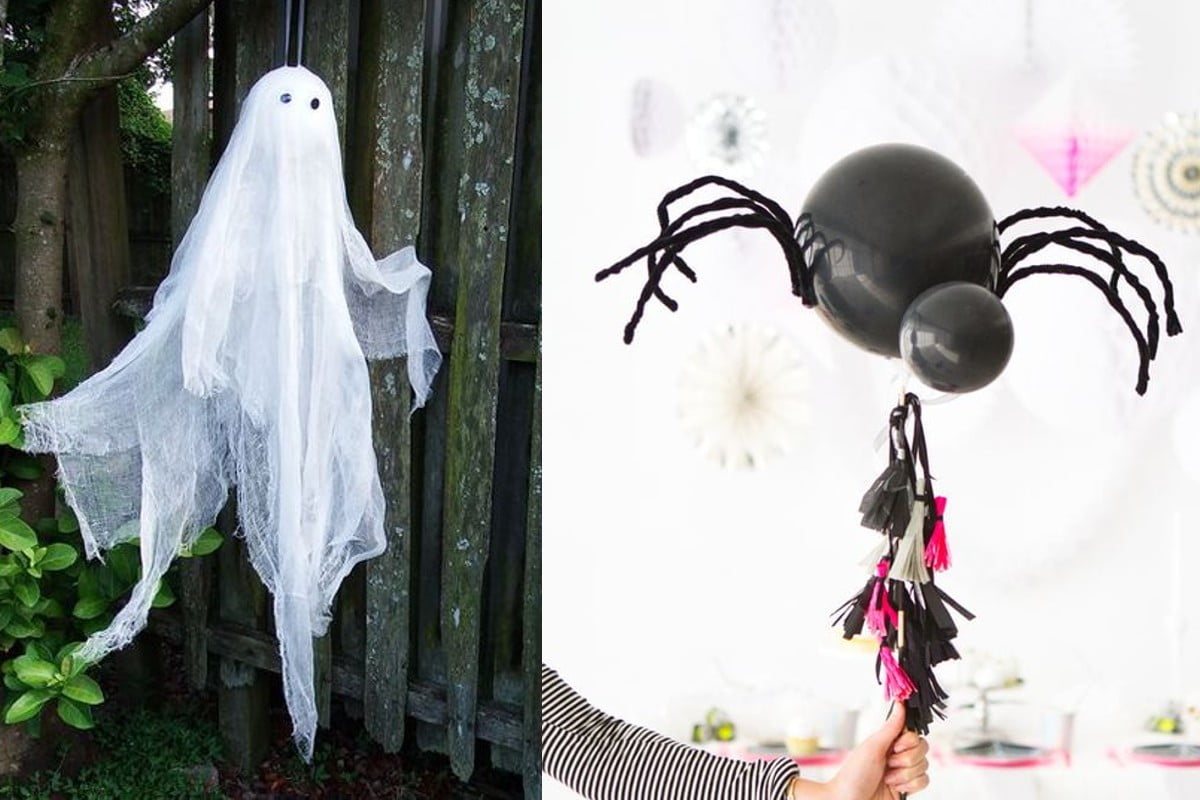 halloween decorazioni last minute con decorazioni halloween con palloncini