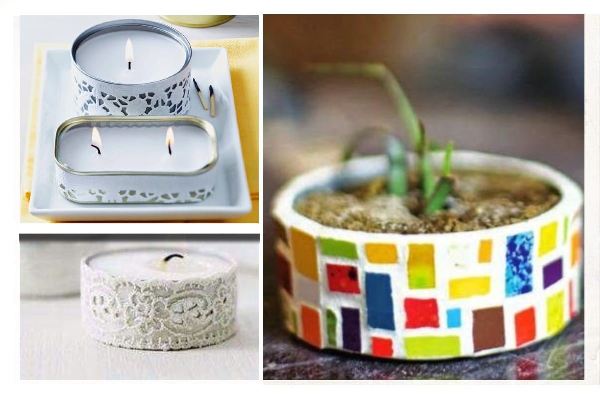 lavoretti con scatolette di tonno riciclo scatolette di tonno 1