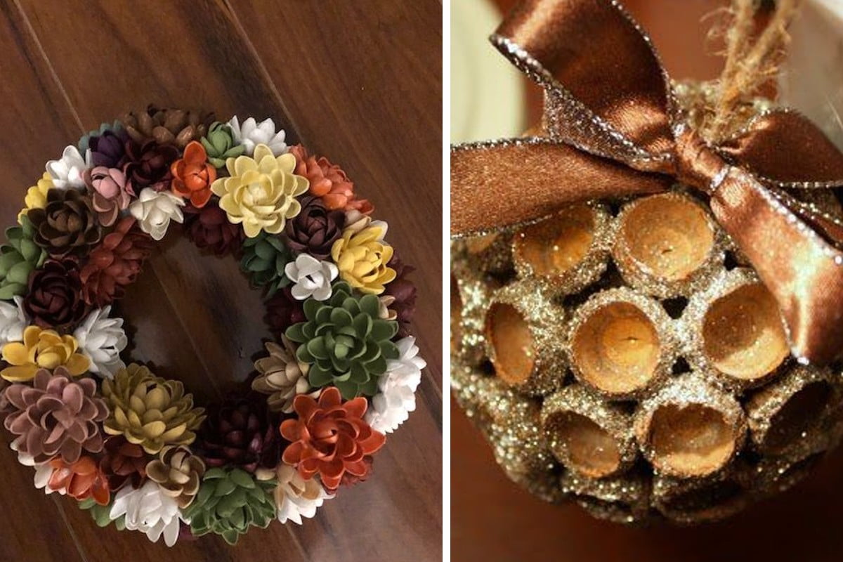 riciclo creativo con i gusci riciclo con tutti i tipi di gusci