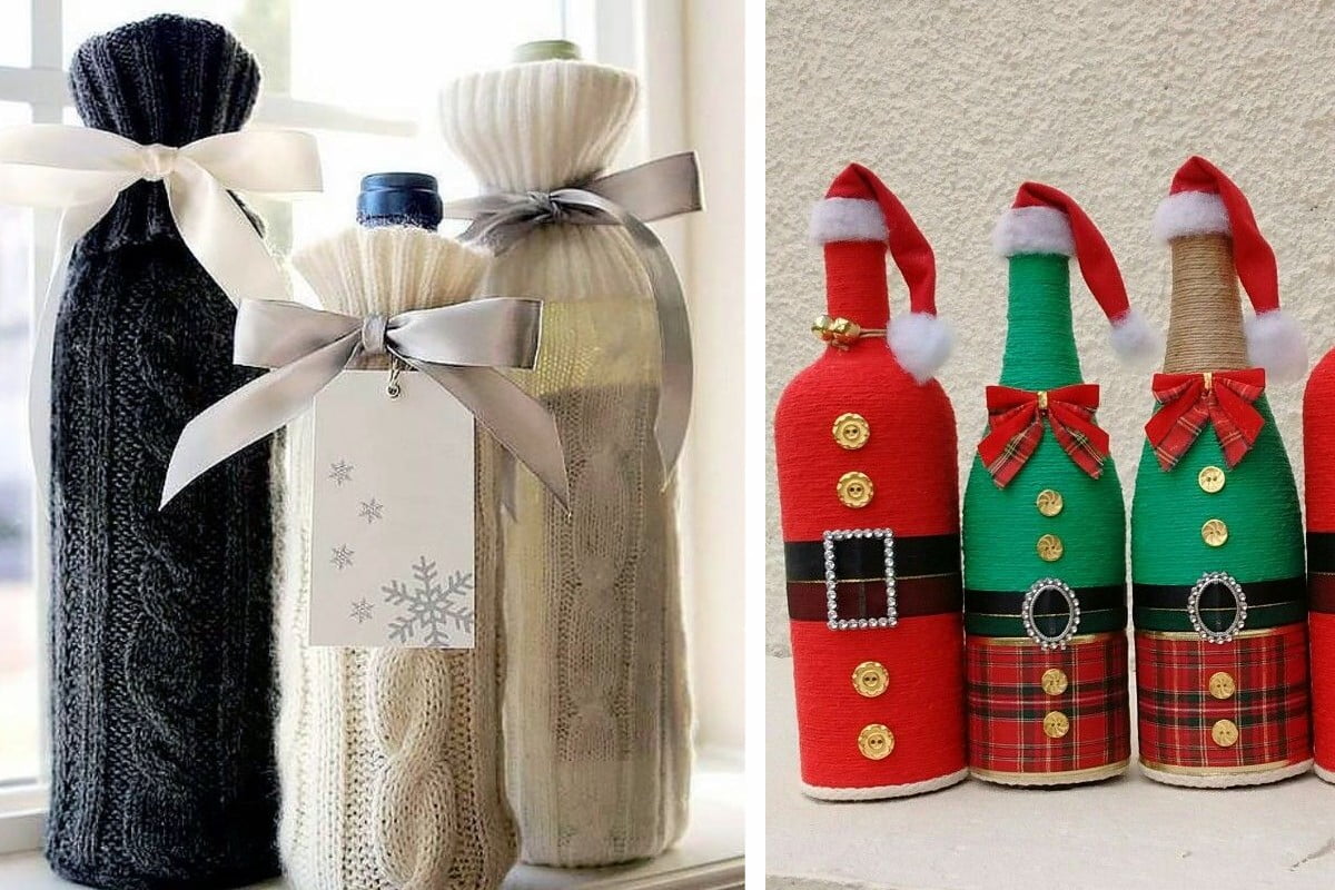 riciclo vetro riutilizza le tue riciclo bottiglie di vetro natale