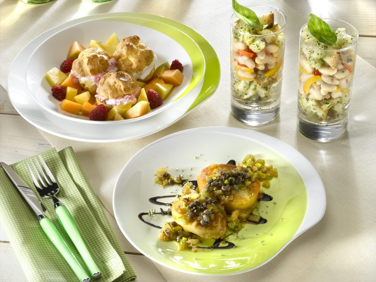 3 recettes diététique - 3 ricette light - 3 light recipe