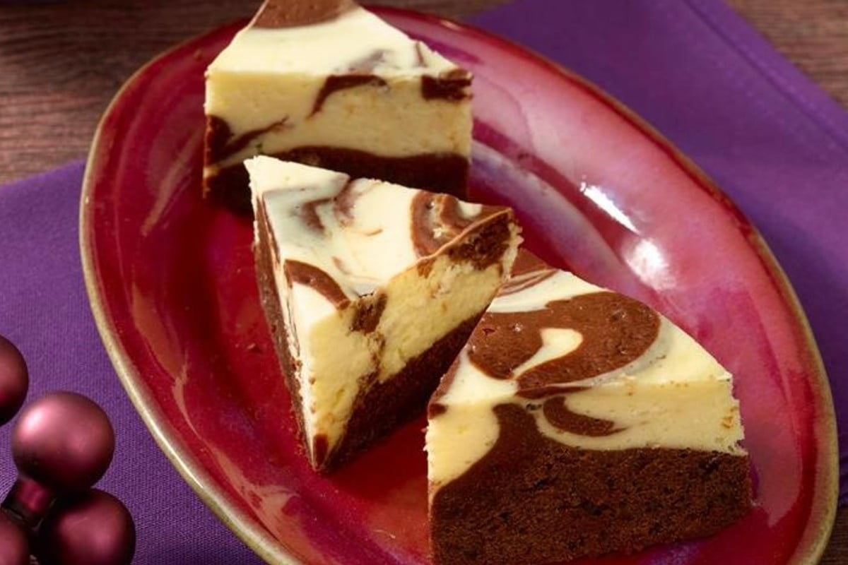 cheescake bicolore cremosi triangoli golosi cheescake bicolore