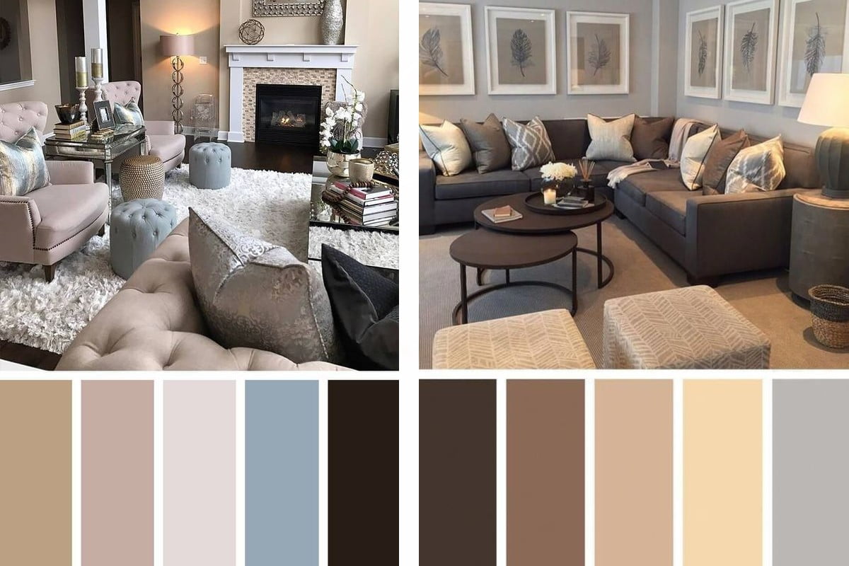 combinazioni di colori per il ispirazioni soggiorno