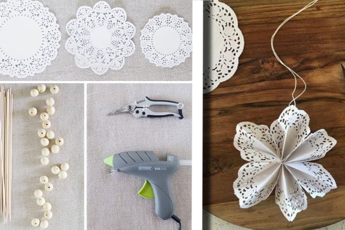 lavoretti creativi con i centrini centirni di carta