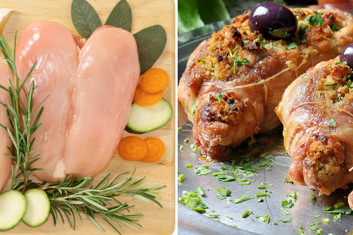 petto di pollo ripieno la petto di pollo