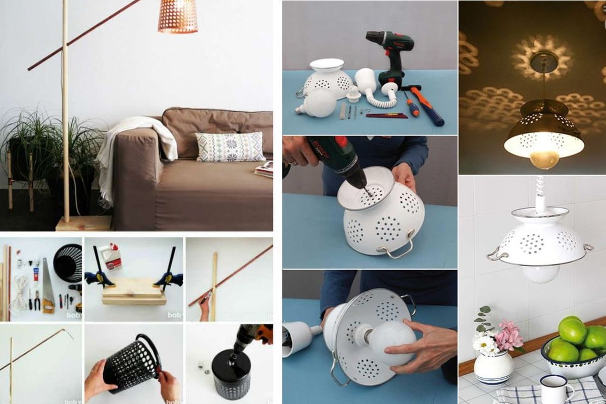 realizzare lampadari fai da te lampadari fai da te