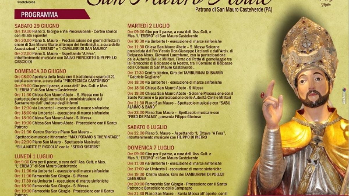 santo del giorno 15 gennaio san mauro 1280x720 1