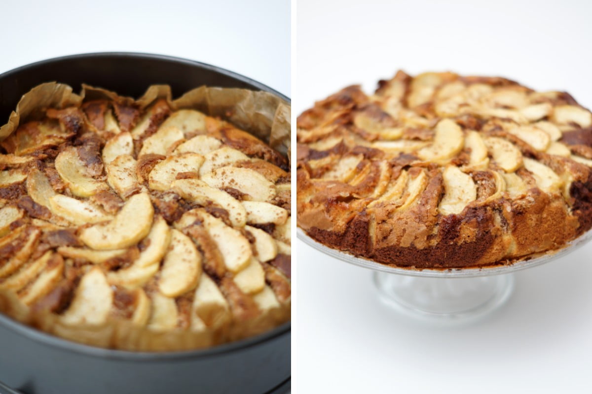 torta di mele senza impasto torta di mele senza impasto