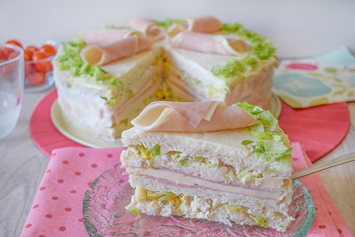 torta fredda di torta fredda di prosciutto