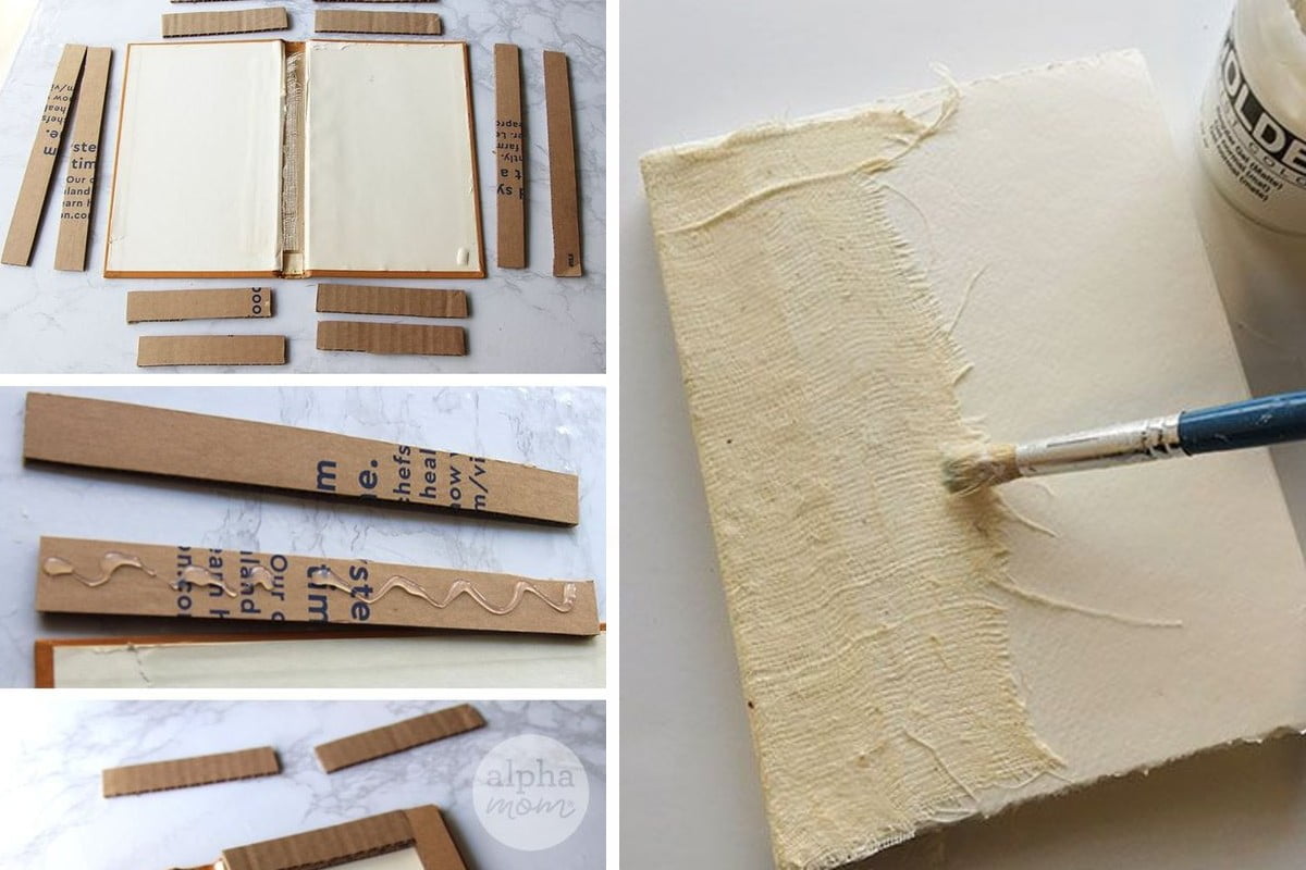 come rilegare un diario e rilegare un quaderno