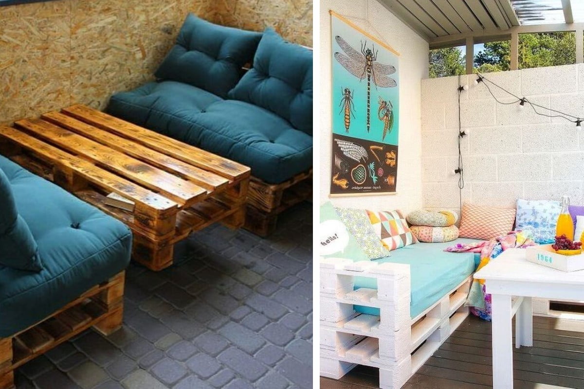 decorare balcone con il pallet arredare il balcone con i pallet