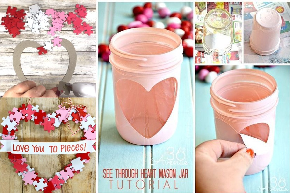 idee san valentino con materiali san valentino 1