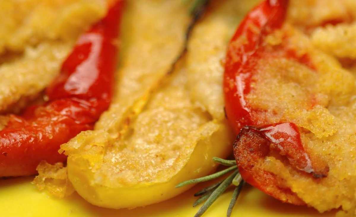 peperoni gratinati il contorno colorato Peperoni gratinati light ricettasprint