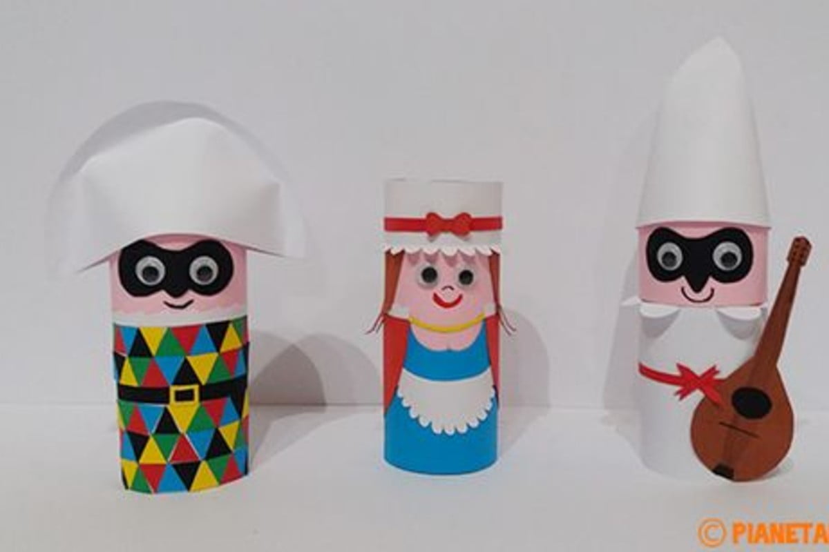 riciclo rotoli carta igienica idee rotoli carta igienica carnevale