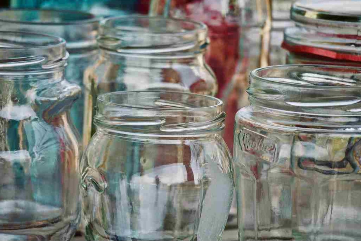 riutilizzare i barattoli di vetro riciclo barattoli di vetro