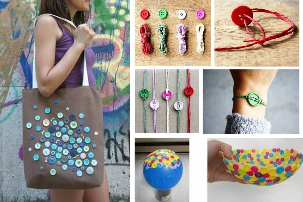 riutilizzare i vecchi bottoni ispirazioni riciclo bottoni