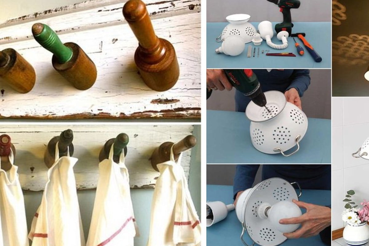 riutilizzare oggetti della cucina per riciclo utensili