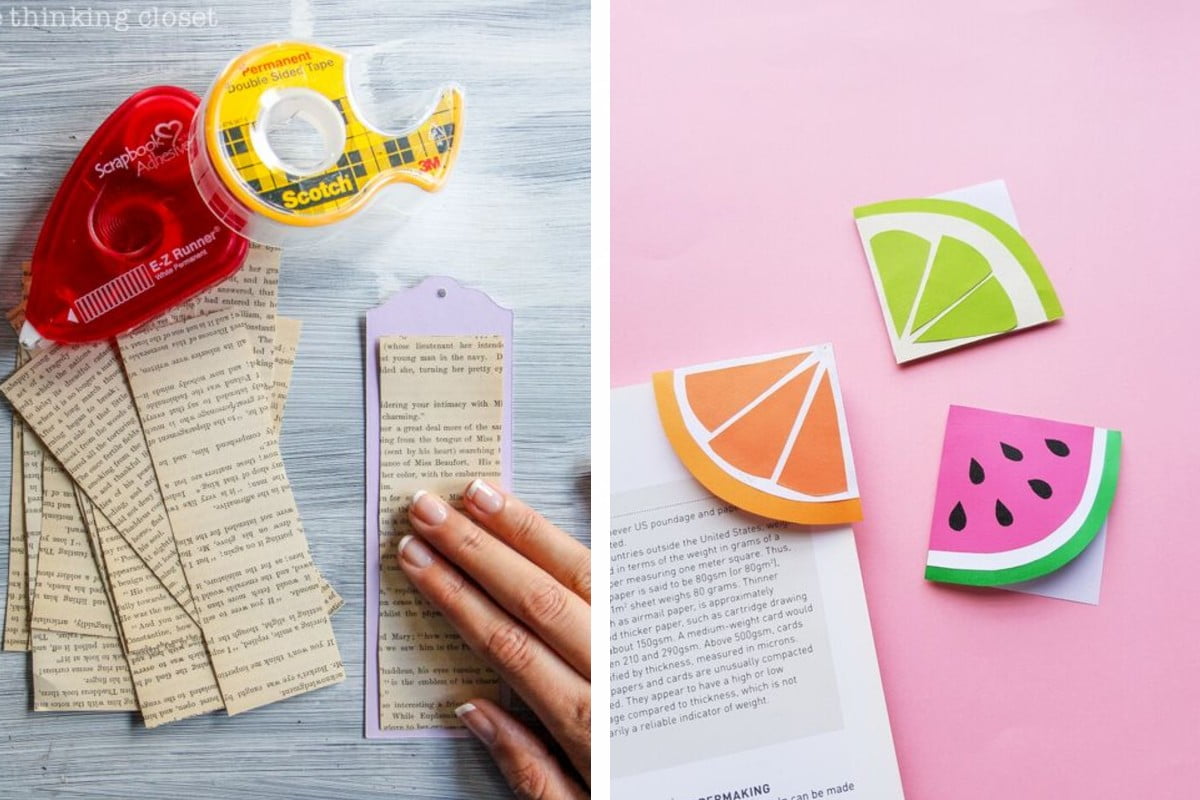 segnalibro fai da te semplici segnalibro fai da te