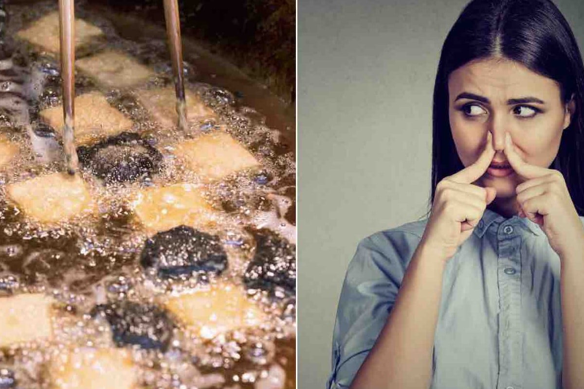 vestiti che puzzano di frittura vestiti che puzzano di fritto