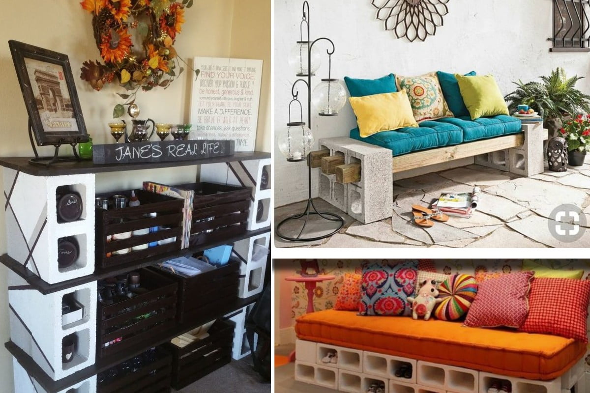 blocchi di cemento idee per blocchi di cemento arredamento