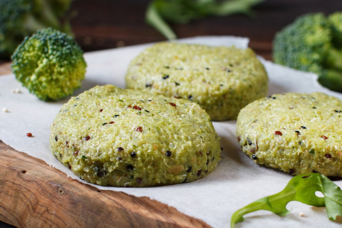 burger di broccoli e quinoa burger broccoli e quinoa