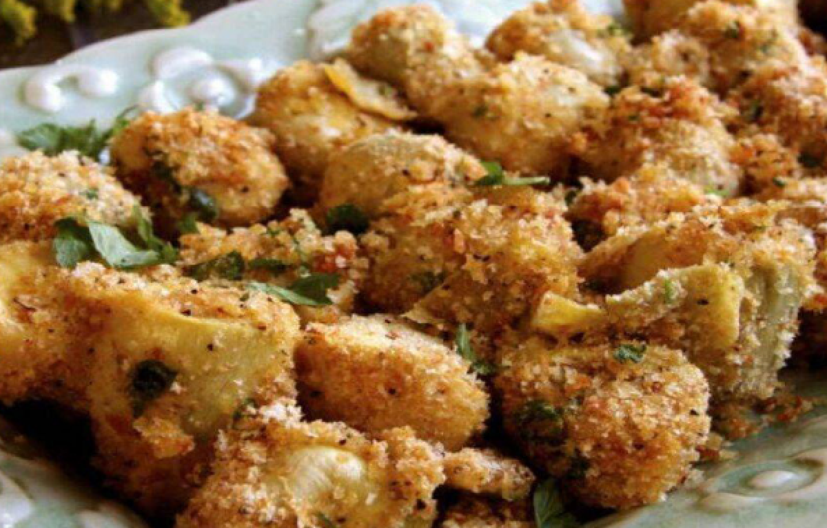 carciofi panati al forno sostanziosi carciofi panati
