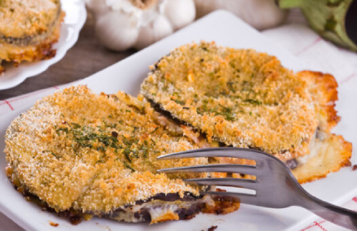 cotolette di melanzane light ripiene cotolette alle melanzane