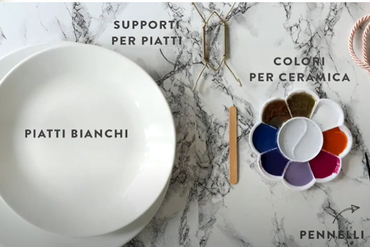 dipingere piatti in ceramica con dipingere piatti in ceramica