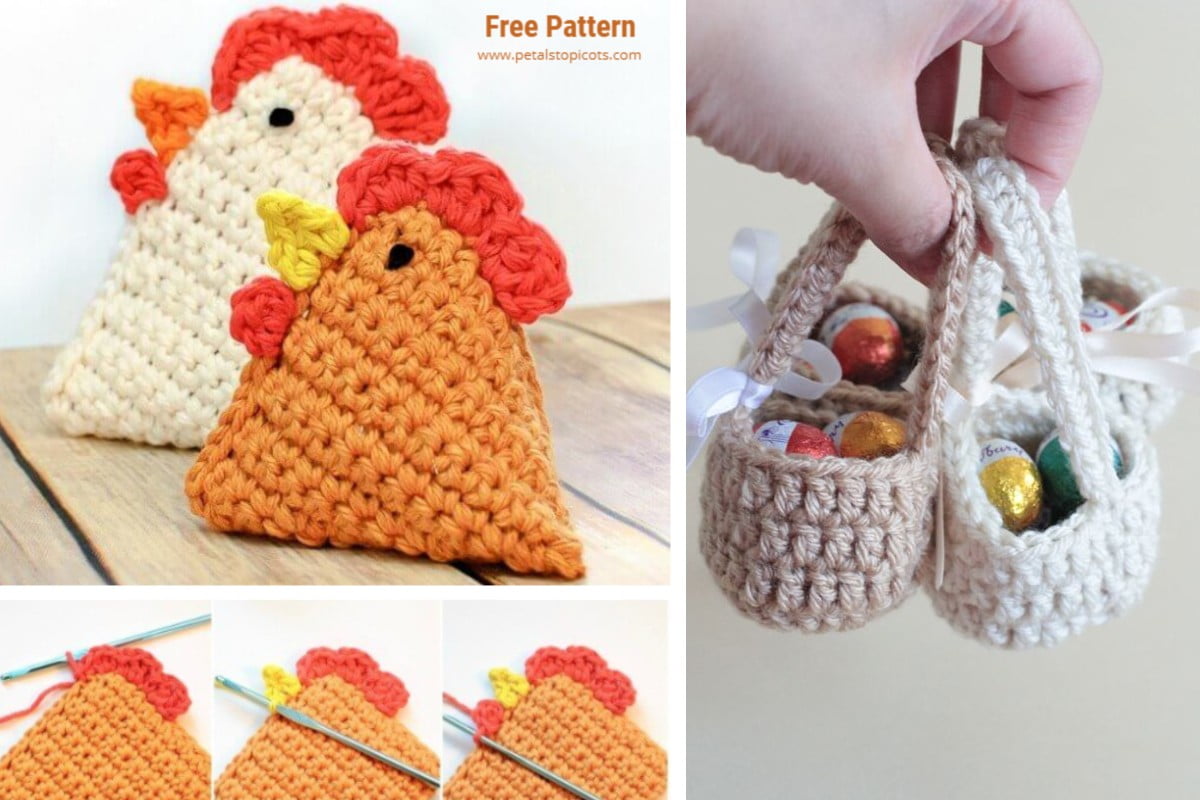 idee alluncinetto per pasqua tante pasqua uncinetto 1