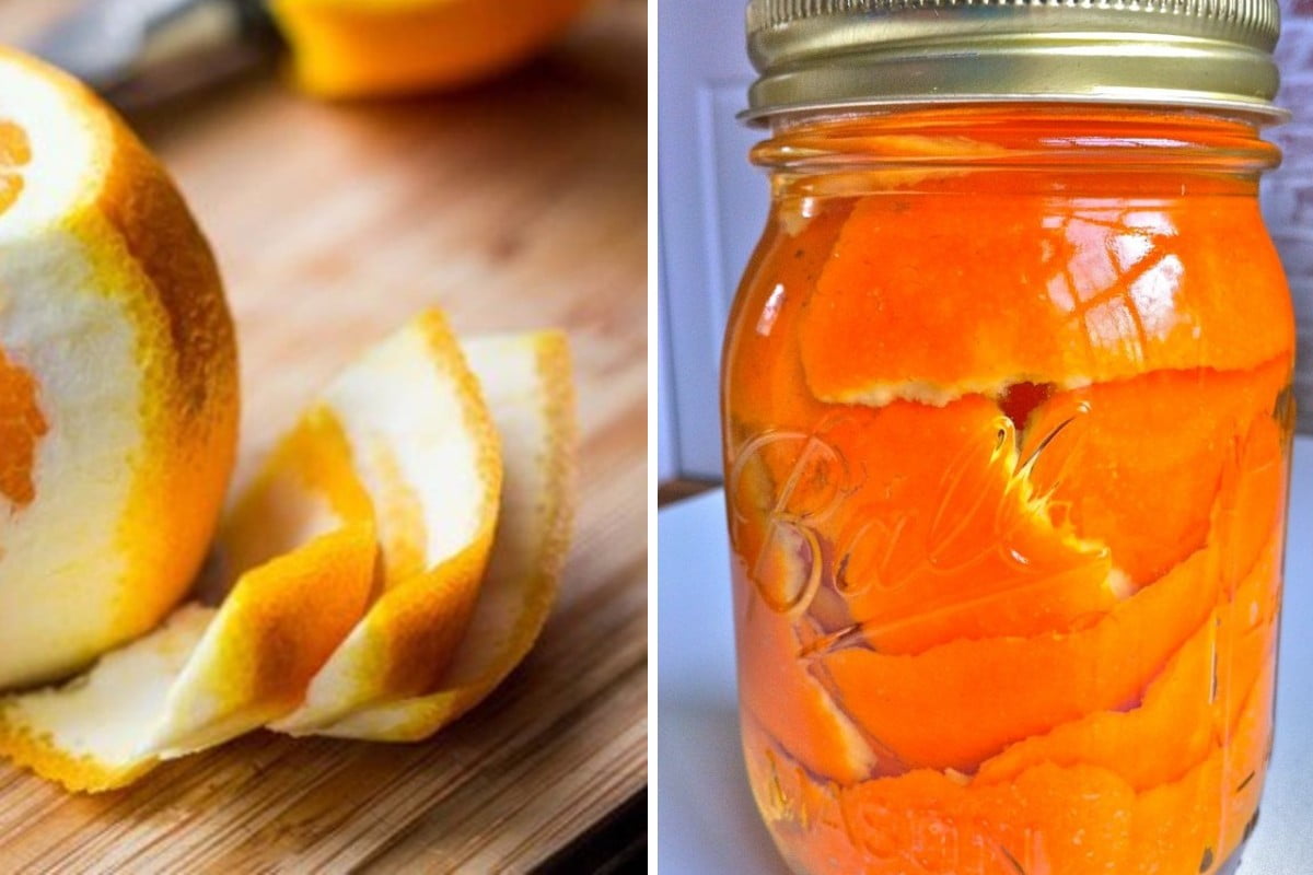 orange vinegar un detergente verde detergente fai da te