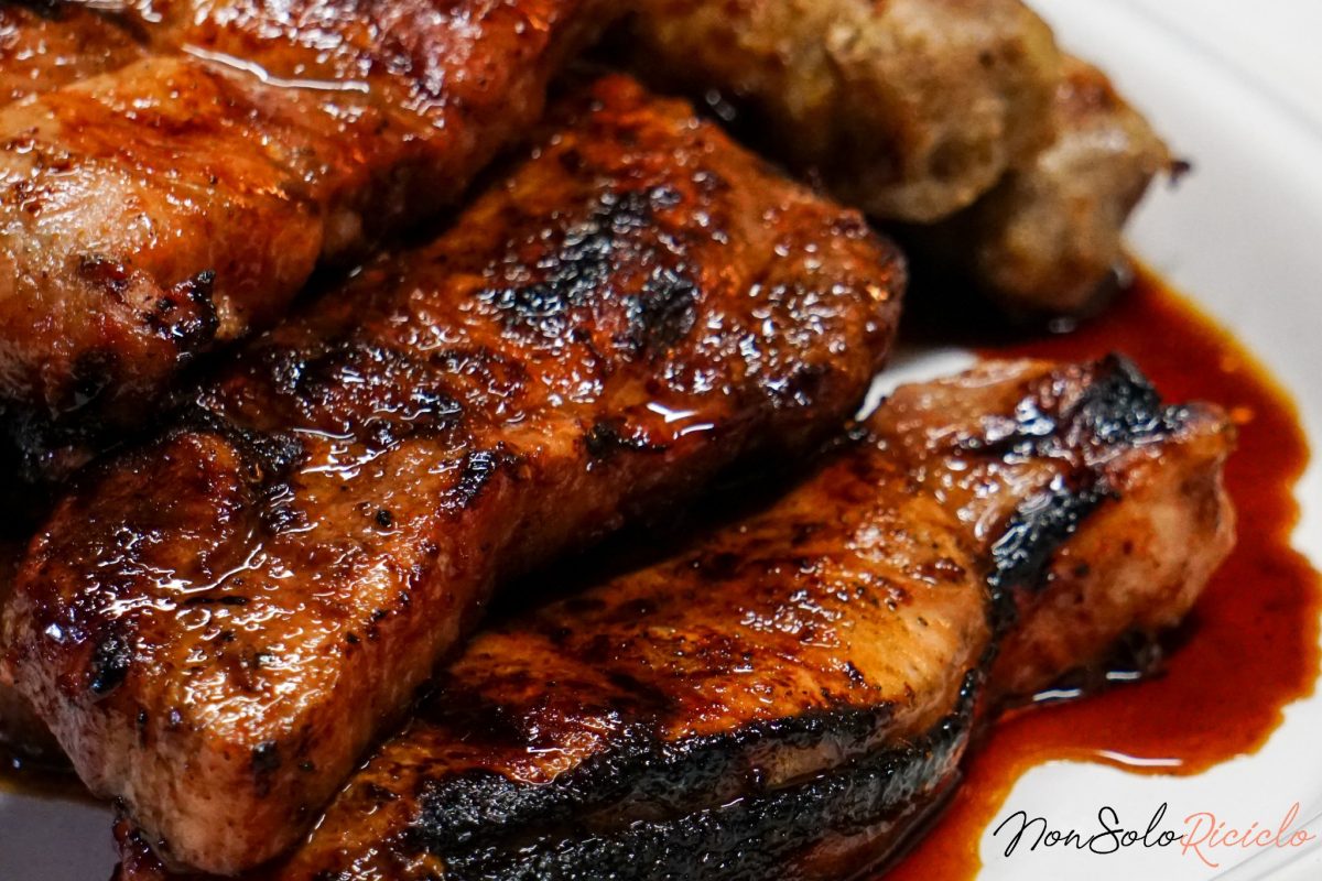 pollo glassato in padella facile 5