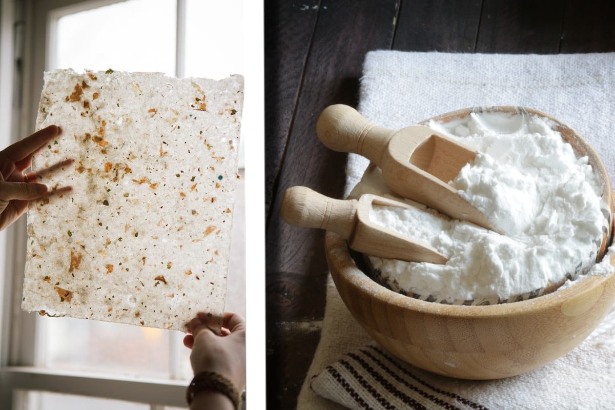 realizzare carta vintage con fiorellini carta fatta a mano