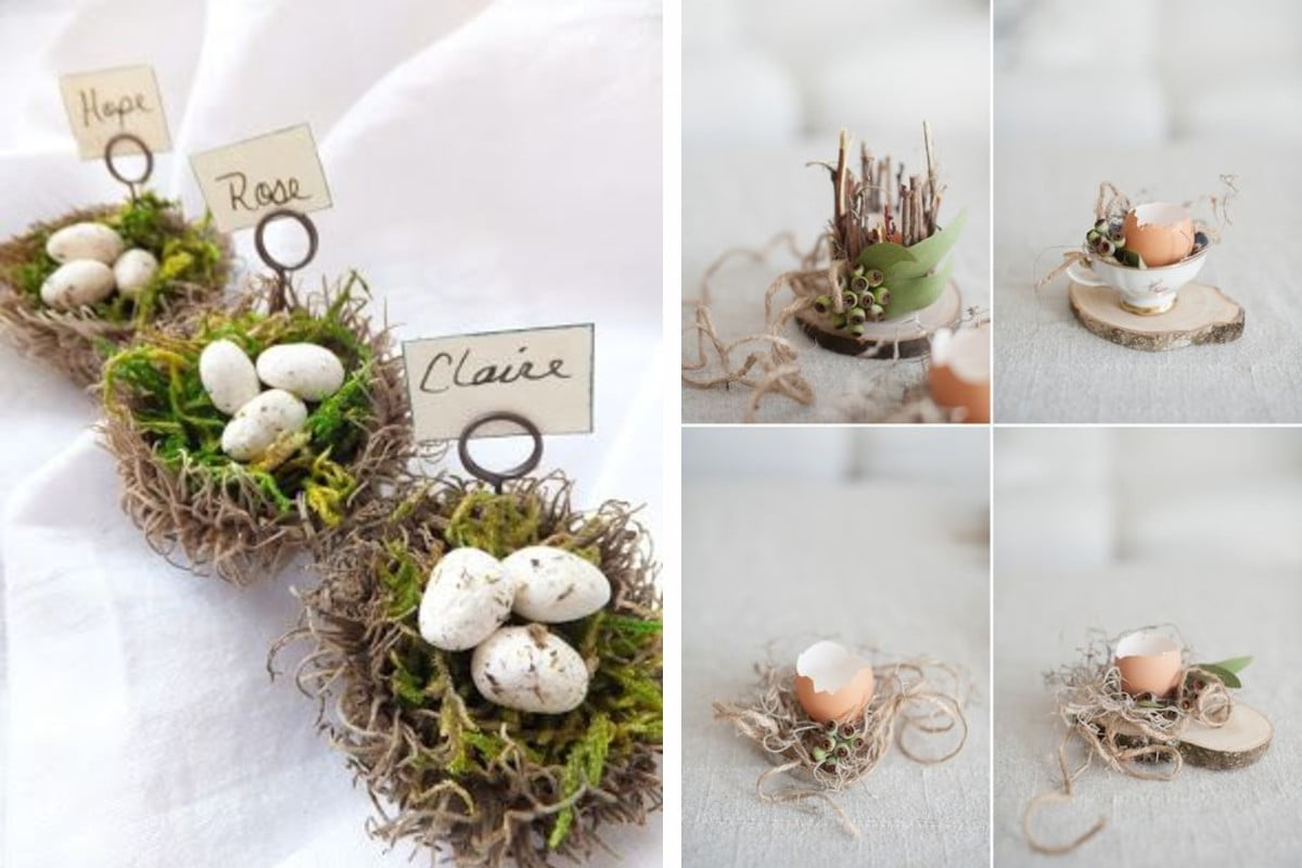 segnaposti pasquali fai da te segnaposto pasqua