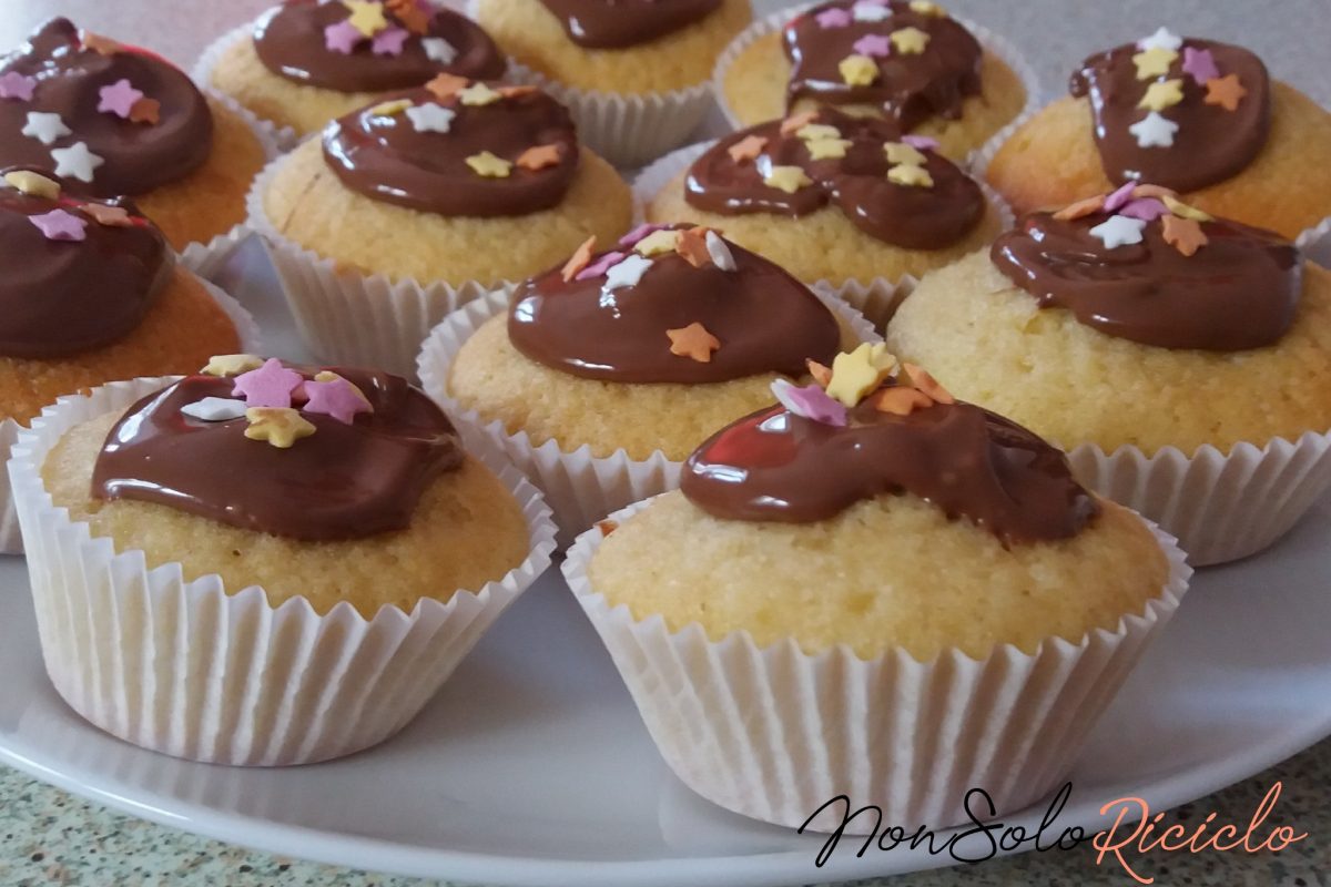 soffici muffin alla nutella una 2