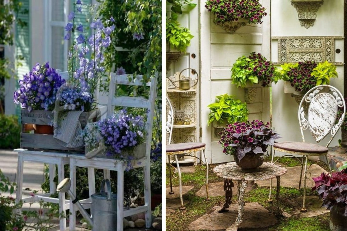 stile vintage per il giardino giardino vintage