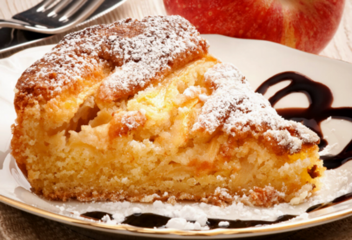 torta di mele e yogurt torta golden