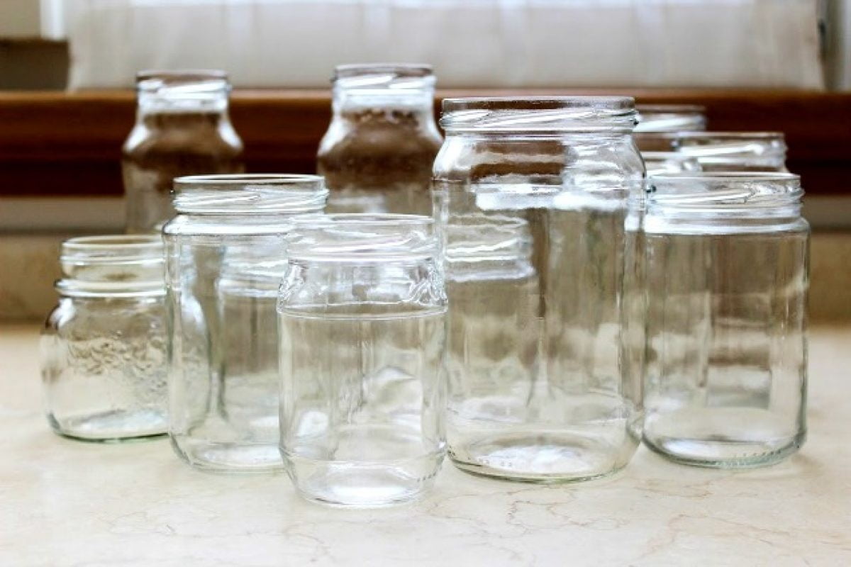 barattoli di vetro riciclo come barattoli di vetro