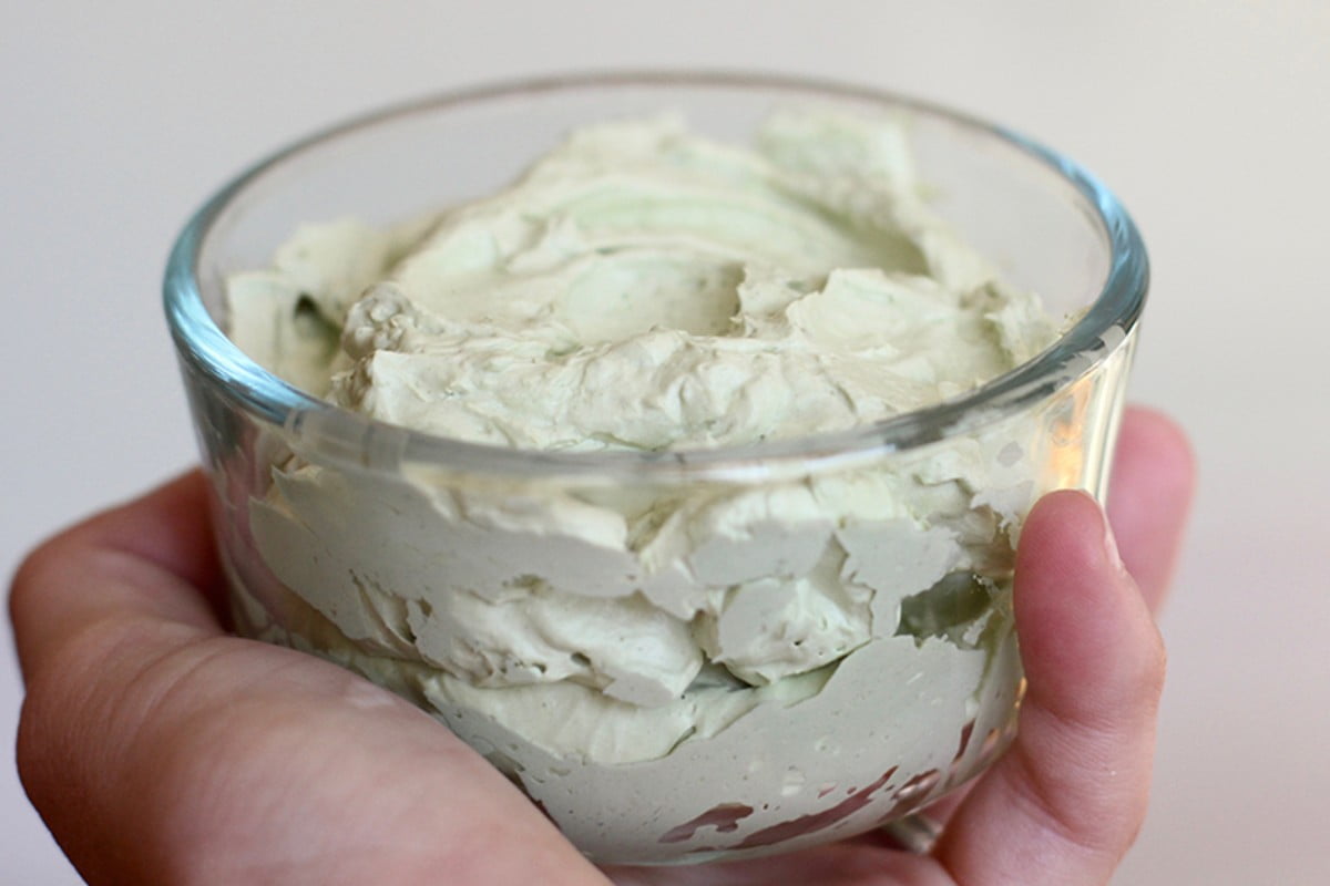 burro al matcha per il burro per il corpo