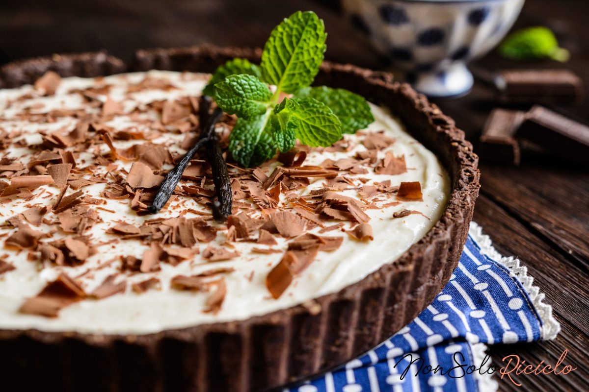 crostata di pasqua con una 3