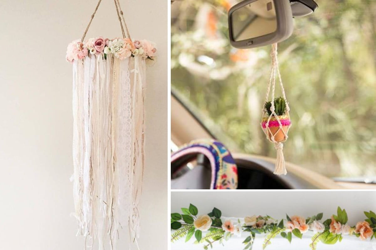 lavoretti creativi con fiori e decorazione con fiori finti