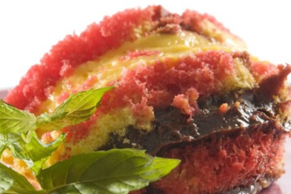 mattonella zuppa inglese cremosa e mattonella di zuppa inglese