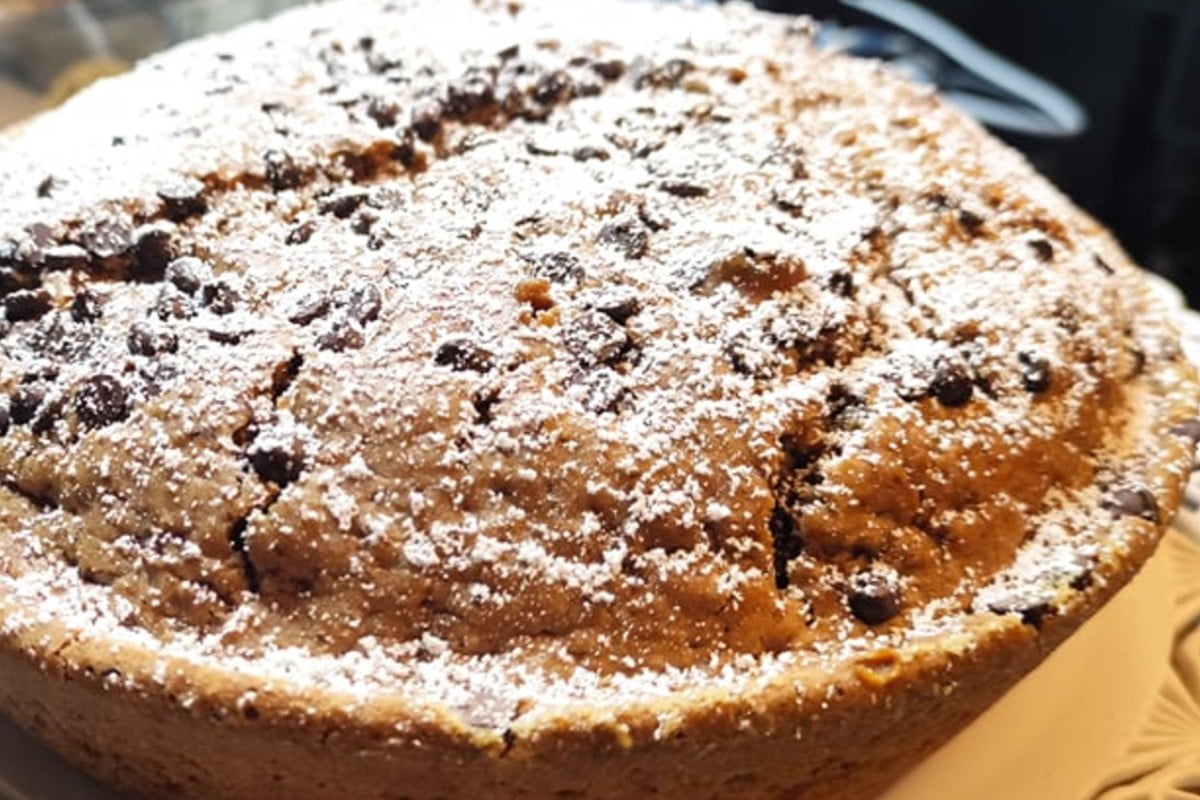 niente burro uova e latte torta cioccolato