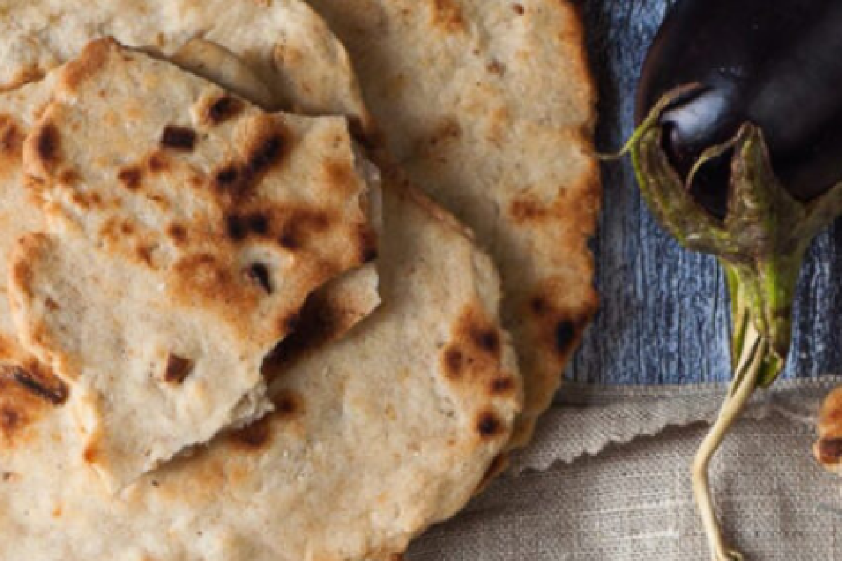 pane azzimo integrale a basso pane azzimo