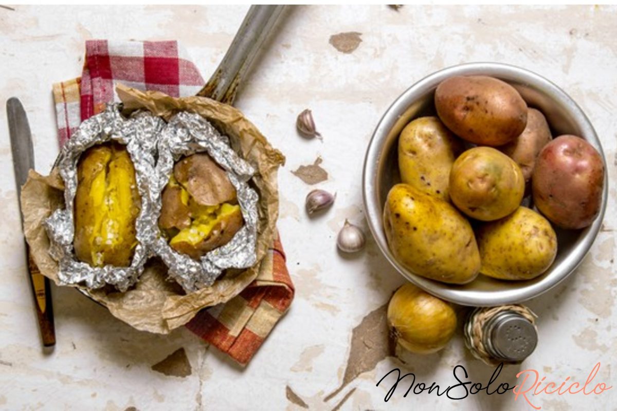 patate al cartoccio pronte in 5
